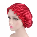 Bonnet de douche réutilisable rouge