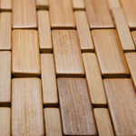 tapis de douche bambou matériau